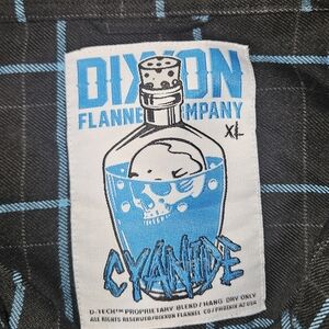 DIXXON Black and Blue Women's Top